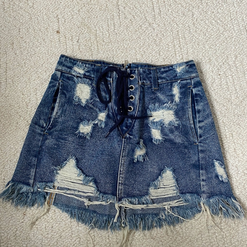 Denim Skirt